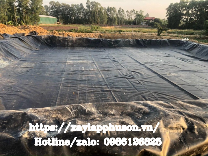 Bạt lót ao hồ HDPE được ứng dụng rộng rãi tại Ninh Thuận