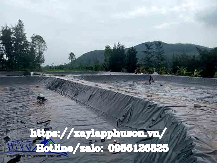 Công ty Phú Sơn cung cấp và thi công bạt HDPE lót hồ ao tại Sóc Trăng
